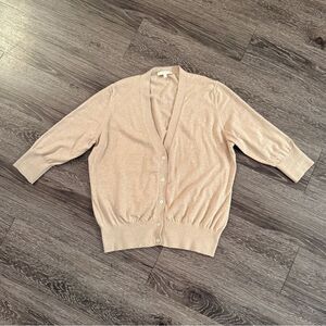 Ann Mashburn Tan Cardigan